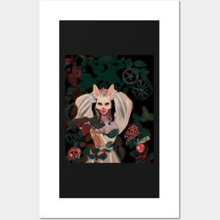 Alice In Rabbit Mask Posters and Art